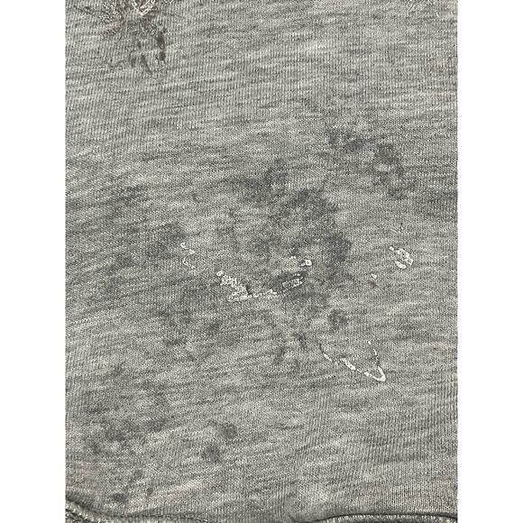 Abercrombie & Fitch Distressed Pullover Hoodie Heather Grey Small - Picture 8 of 14